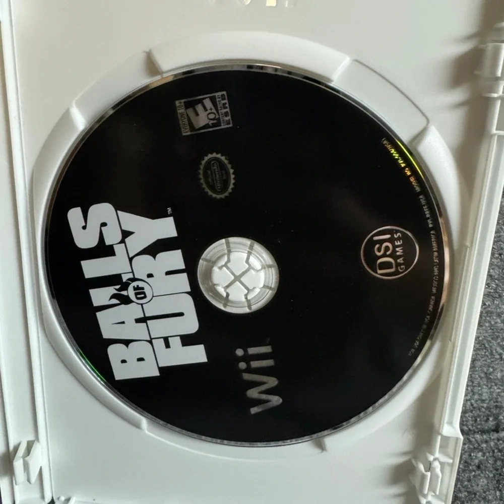 Balls of Fury Nintendo Wii Game Complete CIB Table Tennis Sports DSI Games